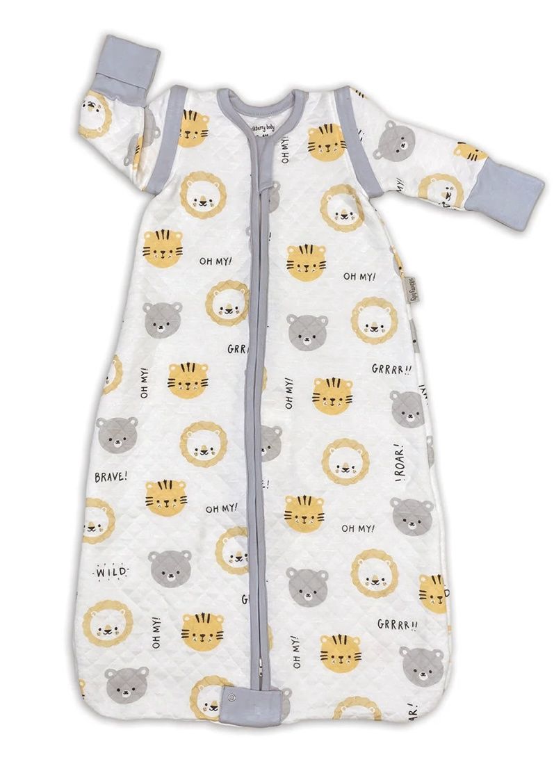 Bamboo Sleepsack Detachable, Size: 0-6m, Colour: Lion