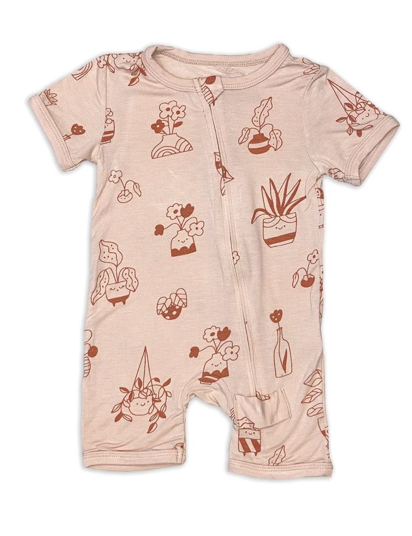 Bamboo SS Zippy Romper