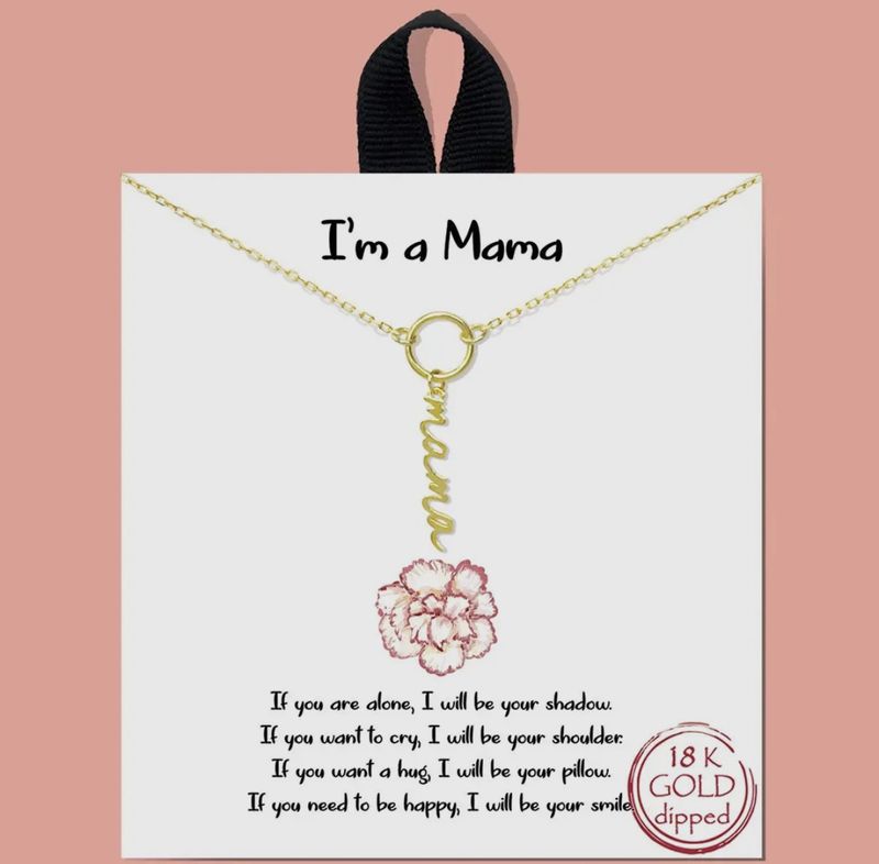 Mama Pendant Necklace