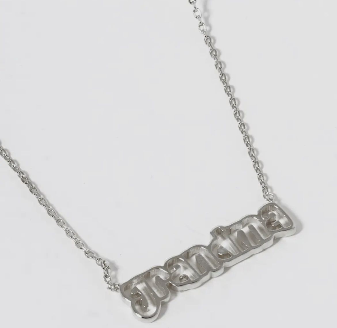 Grandma Necklace, Colour: Silver