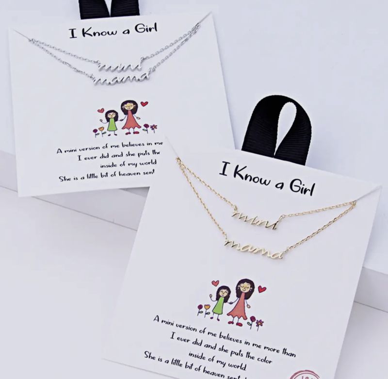 Mini &amp; Mama Necklace