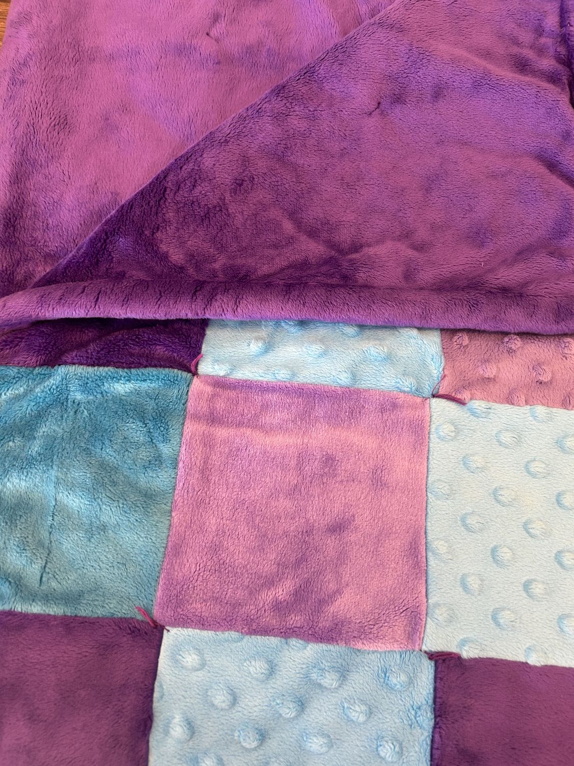 Handmade Blanket 1, Colour: Purple