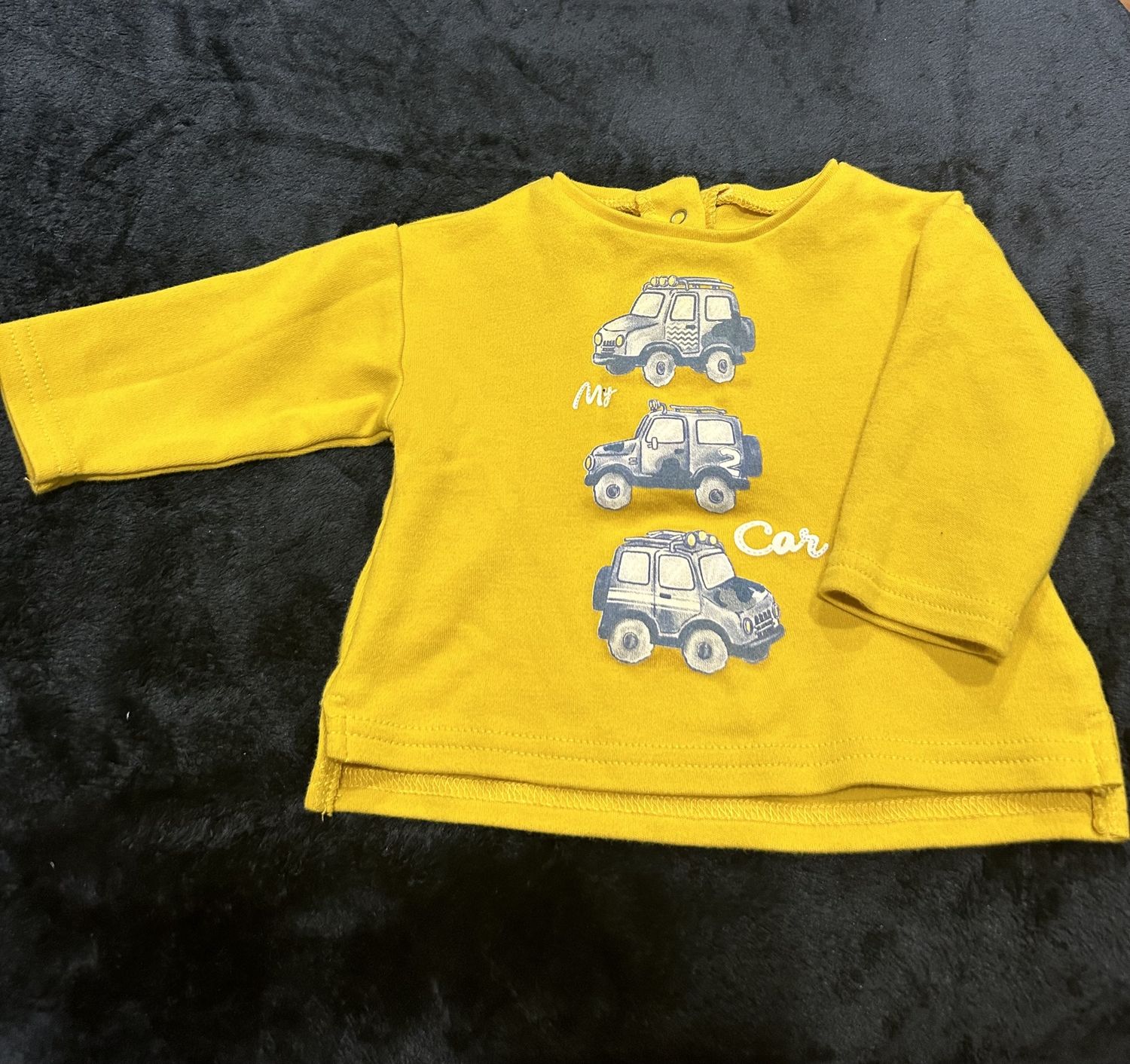 Newborn Mayoral Long Sleeve Yellow