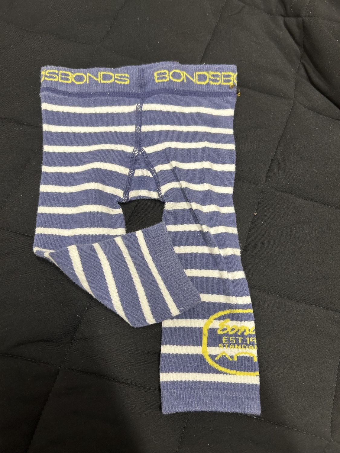 0-3m Bonds Striped Pants