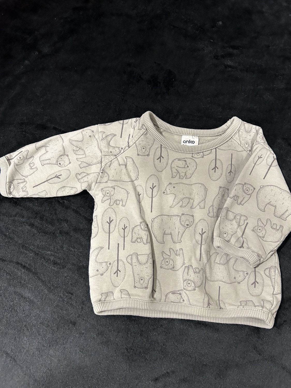 3-6m Anko Long Sleeve Bears