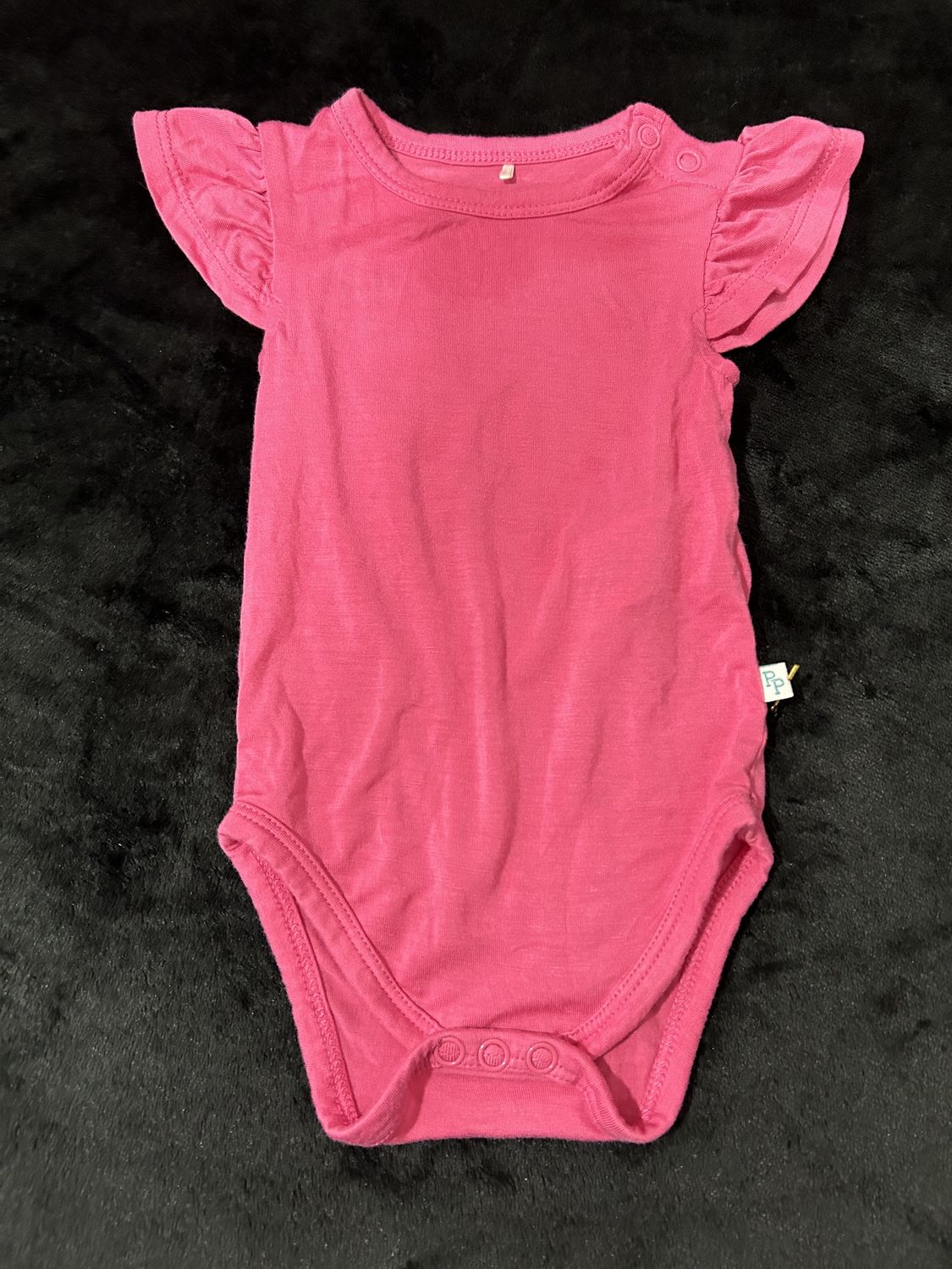 3-6m Posh Peanut Onesie Pink