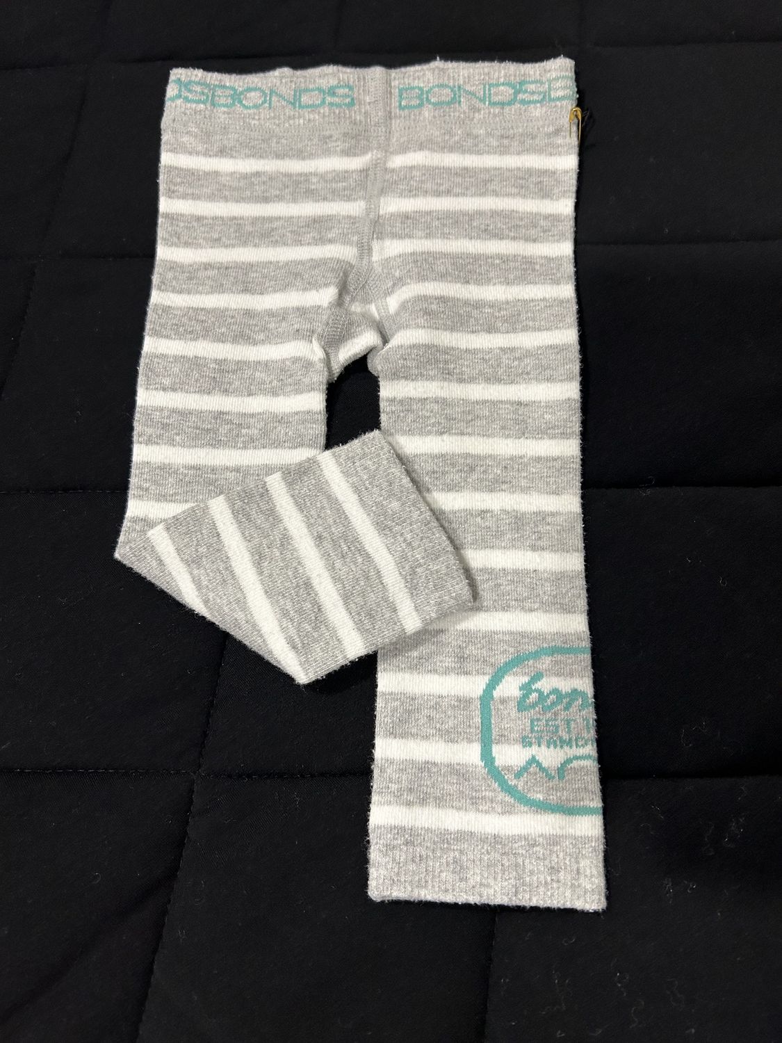 3-6m Bonds Pants Grey Stripe