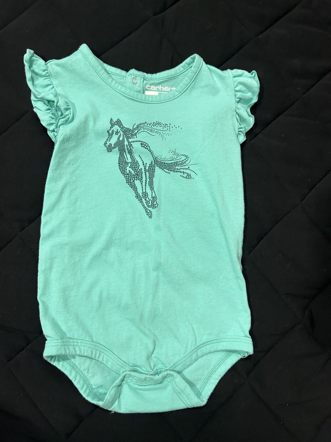 18m Carhartt Onesie Teal