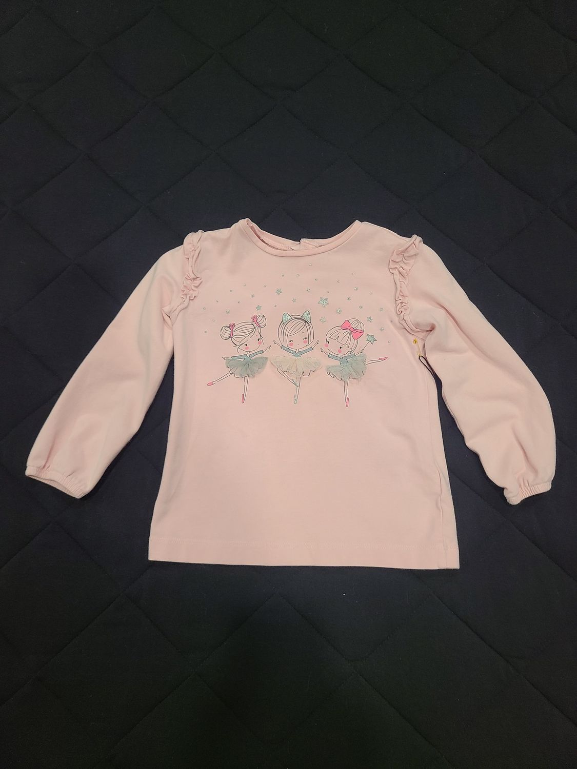 24m Mayoral Long Sleeve Ballerinas