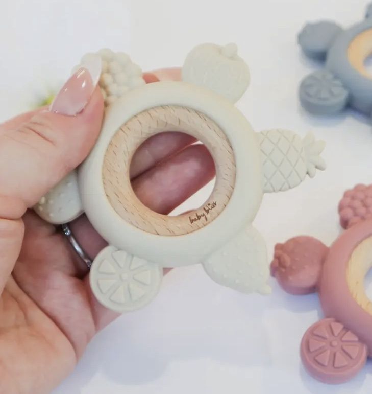 Teether Ring, Colour: Cream