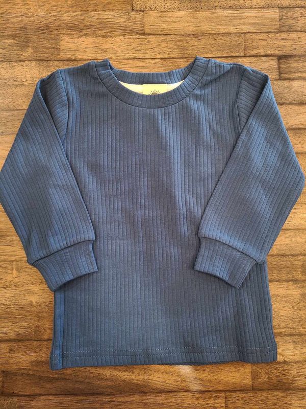 Ploom Blue Ribbed LS