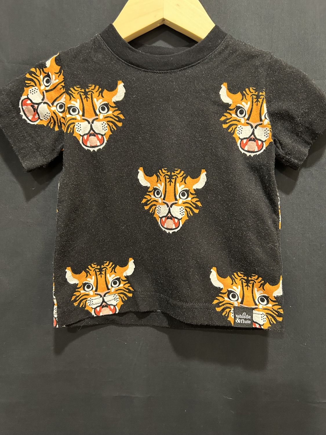 6-12m Whistle &amp; Flute Tiger Tshirt