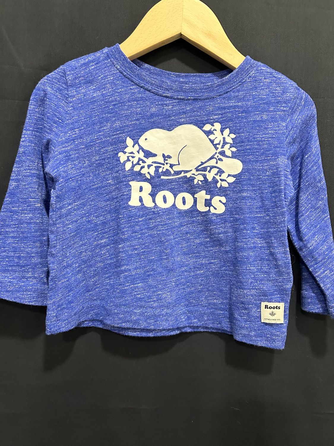 6-12m Roots Long Sleeve Blue