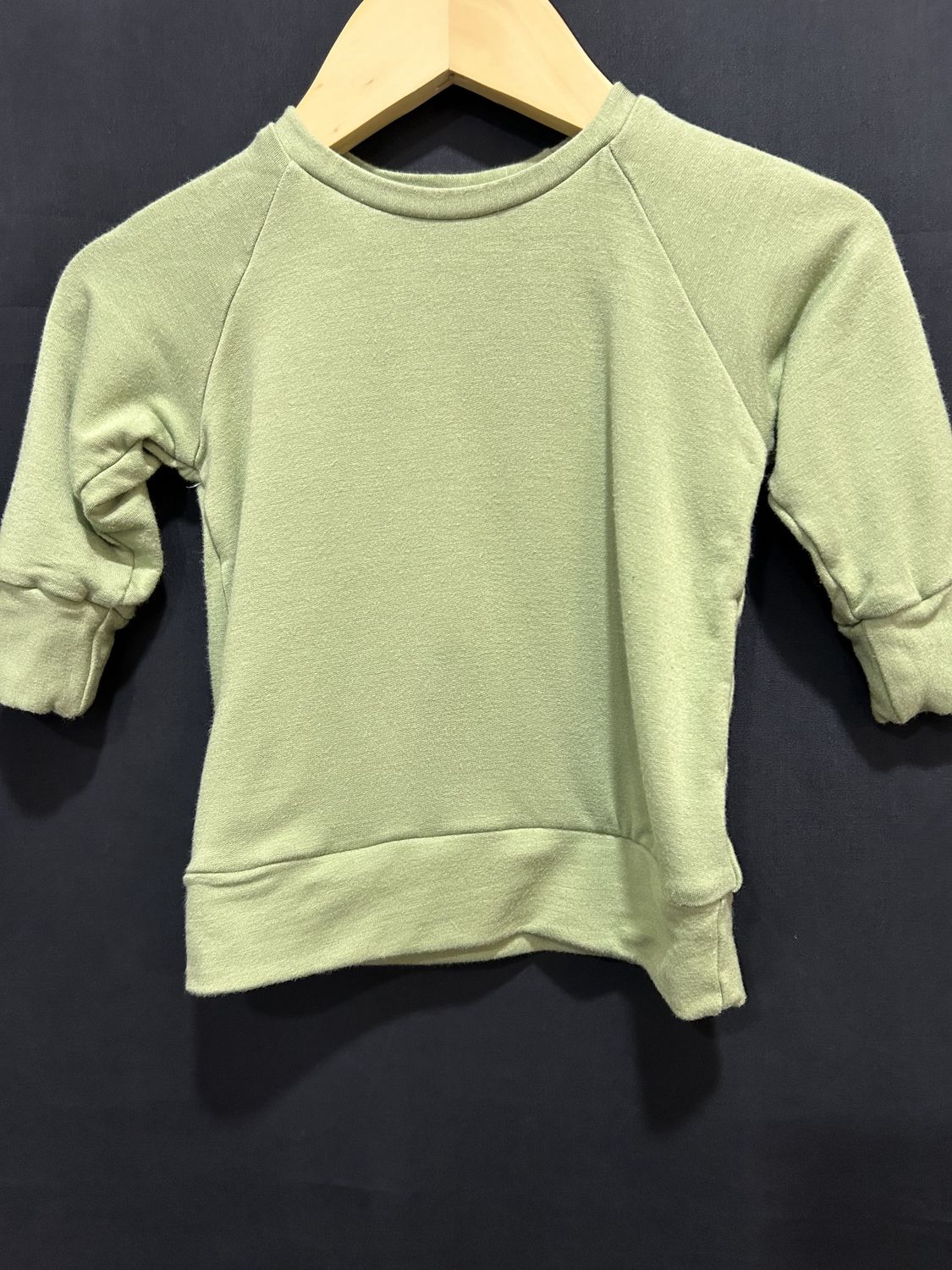 NB-6m Posh &amp; Cozy Long Sleeve Green