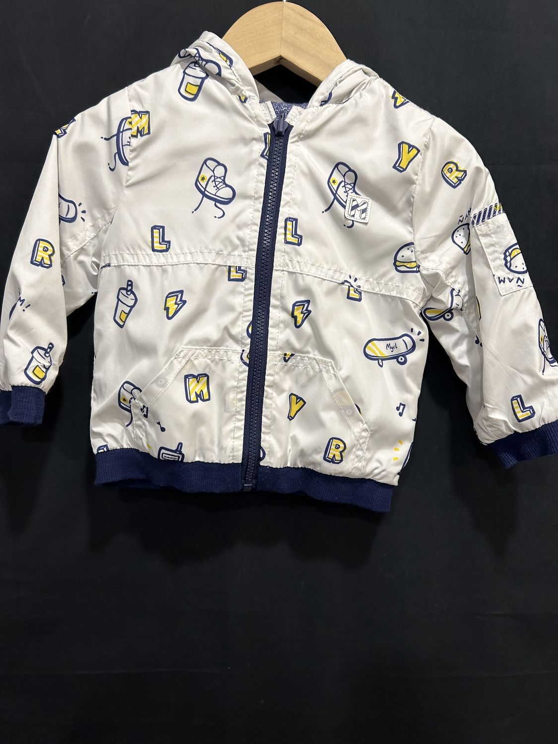 6-9m Mayoral Light Jacket White