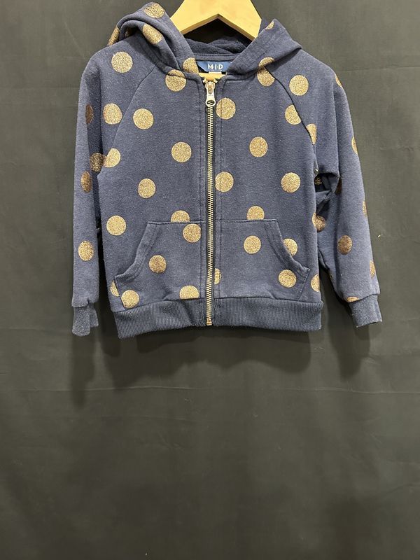 3T Mid Sweater Navy Dots