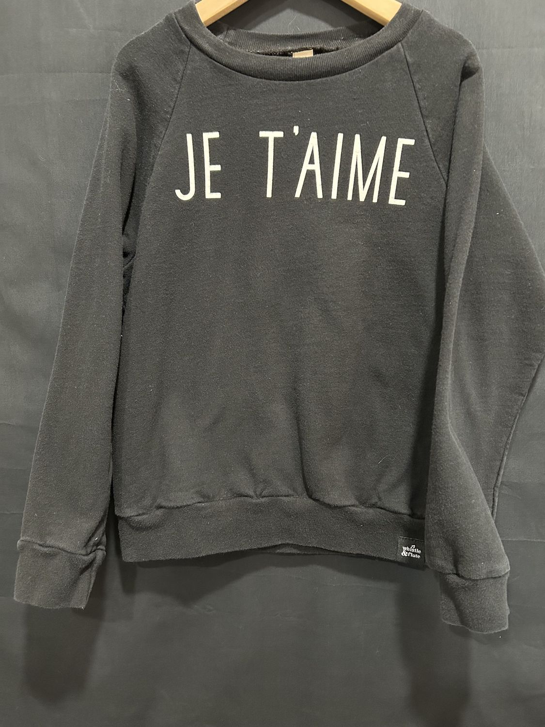 6T Whistle &amp; Flute Black Sweatshirt