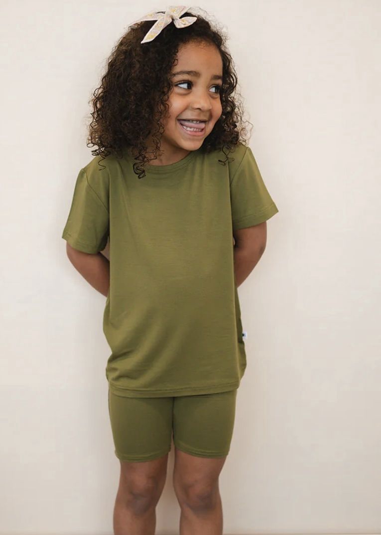Ploom Olive Tshirt, Size: 6-12m