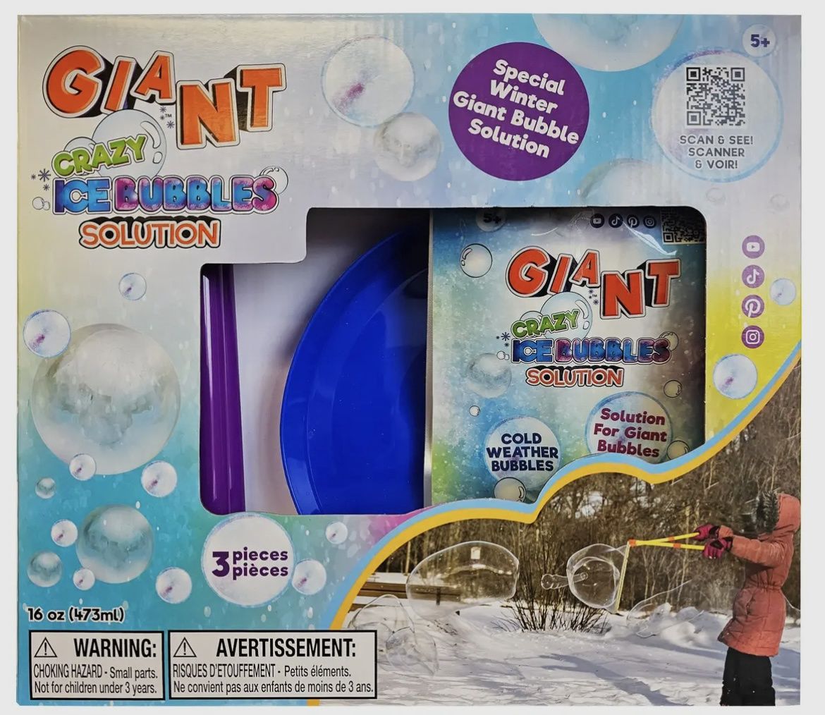 Giant Crazy Ice Bubble Kit