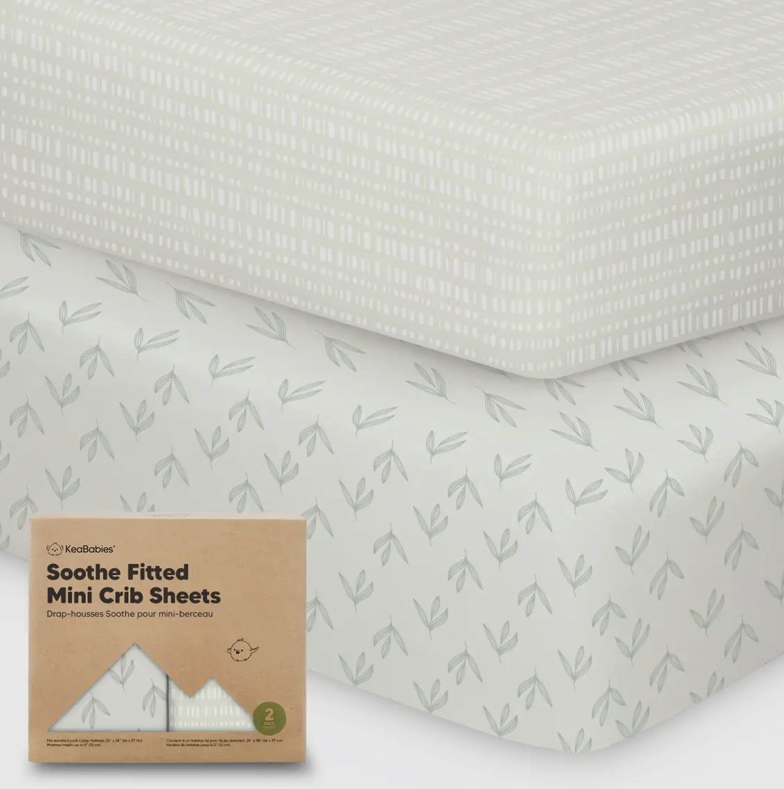 Mini Crib Sheets, Colour: Fleur