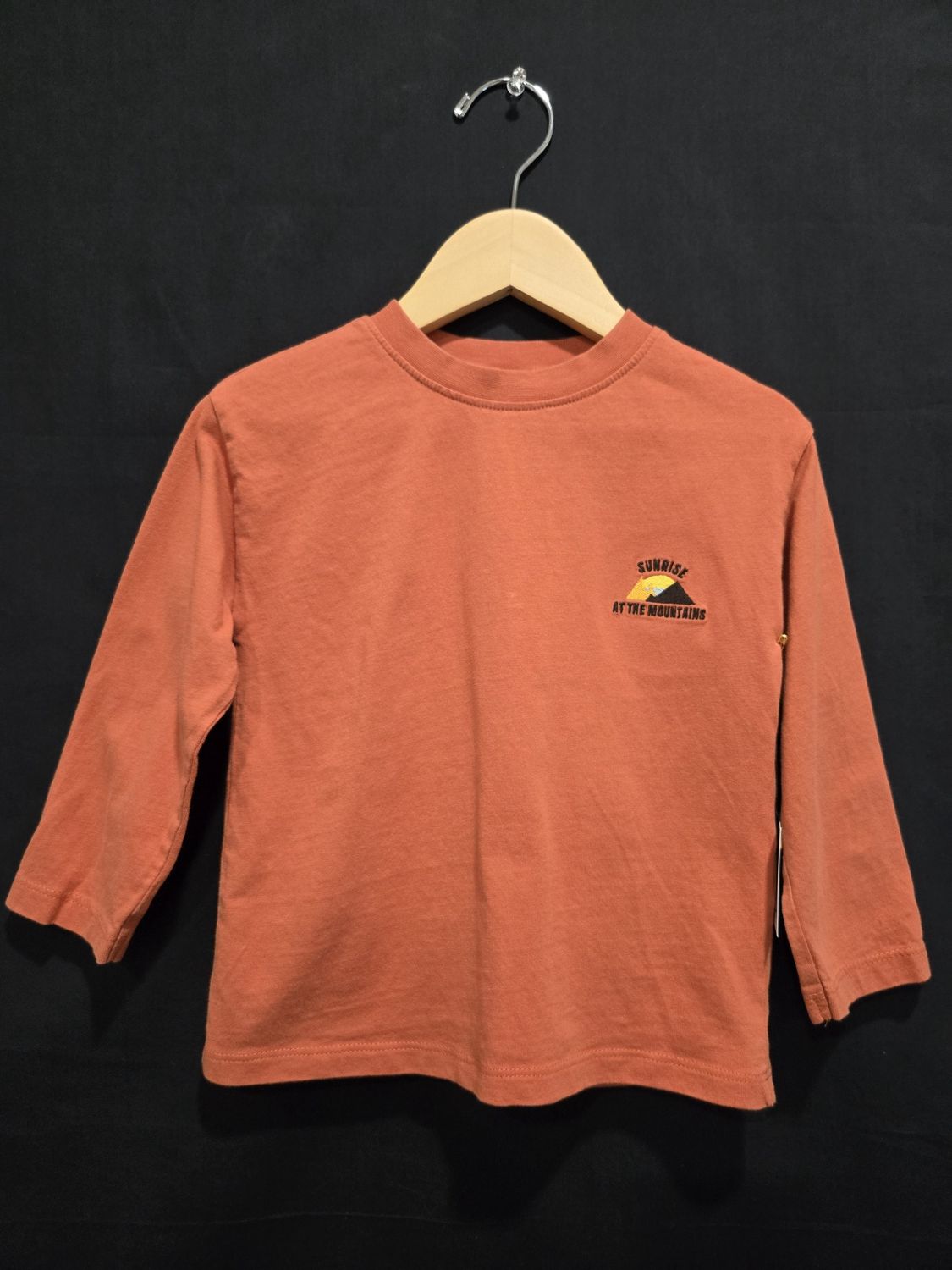 12-18m Zara Burnt Orange Long Sleeve