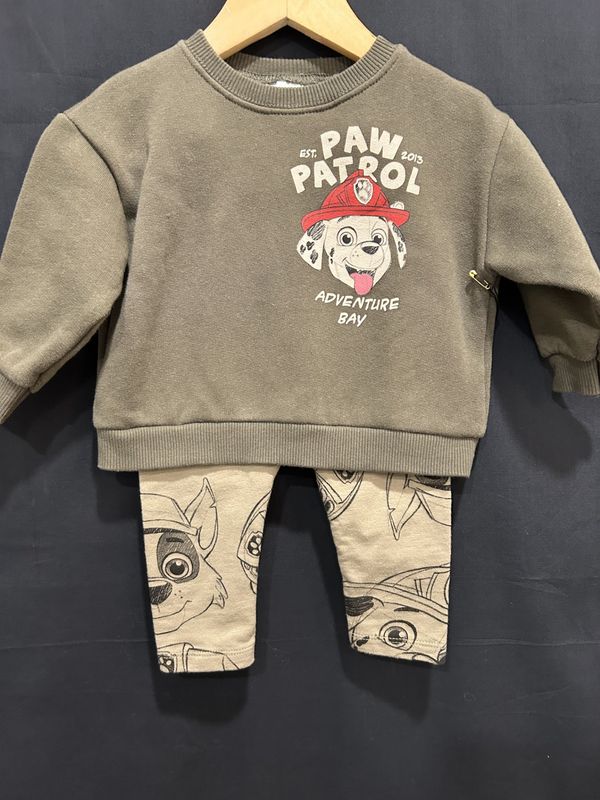 9-12m 2pc Zara Paw Patrol Set