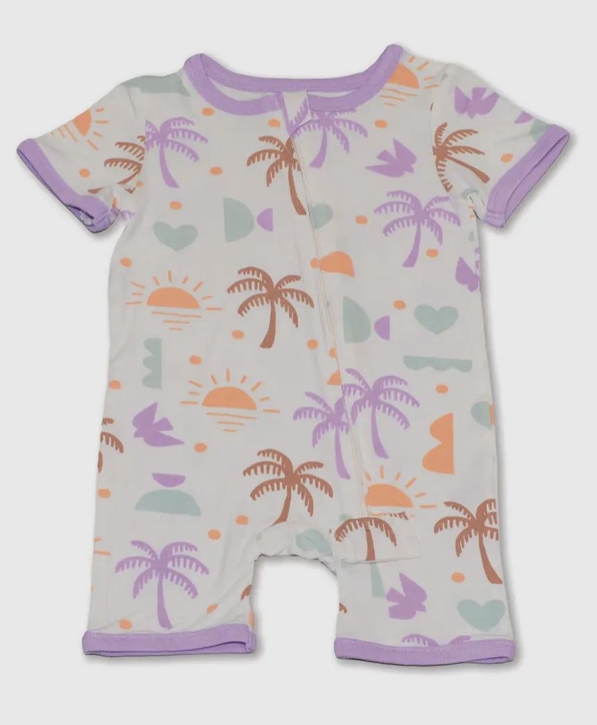 Boho Surf SS Zippy Romper