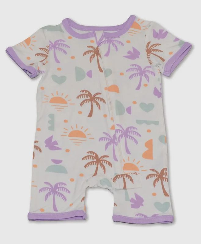 Boho Surf SS Zippy Romper