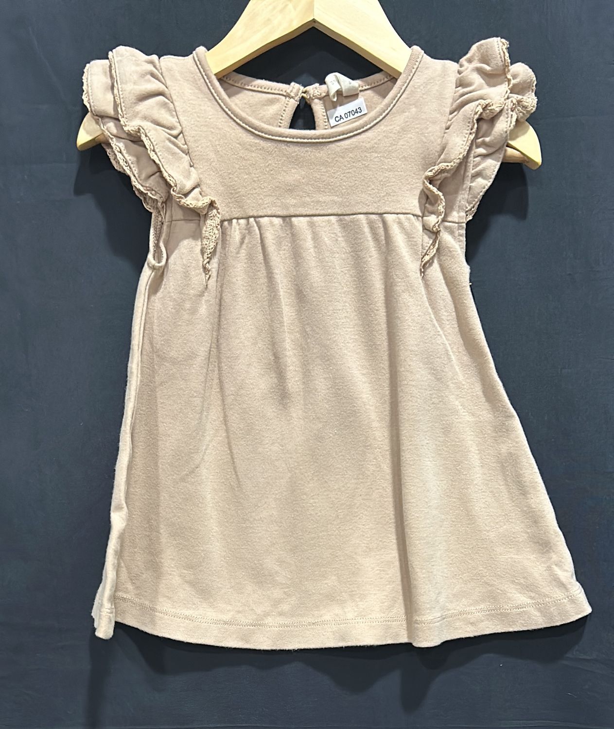 12-18m Quincy Mae Light Brown Dress