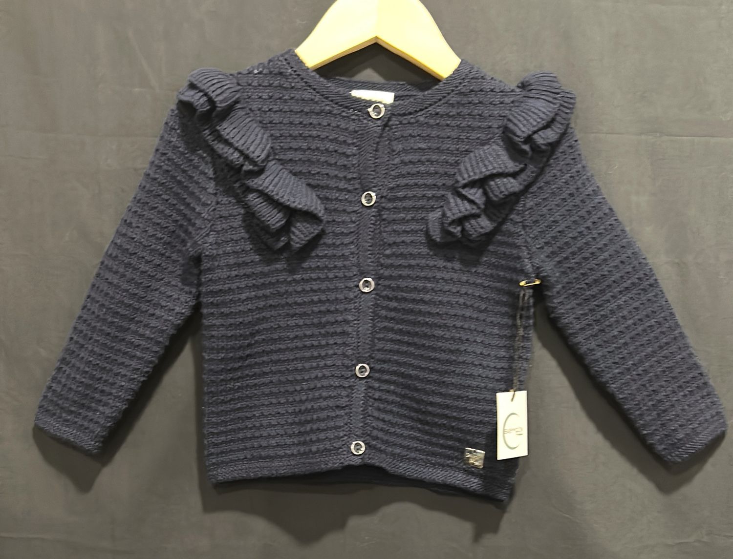 12-18m Carrement Beau Navy Sweater