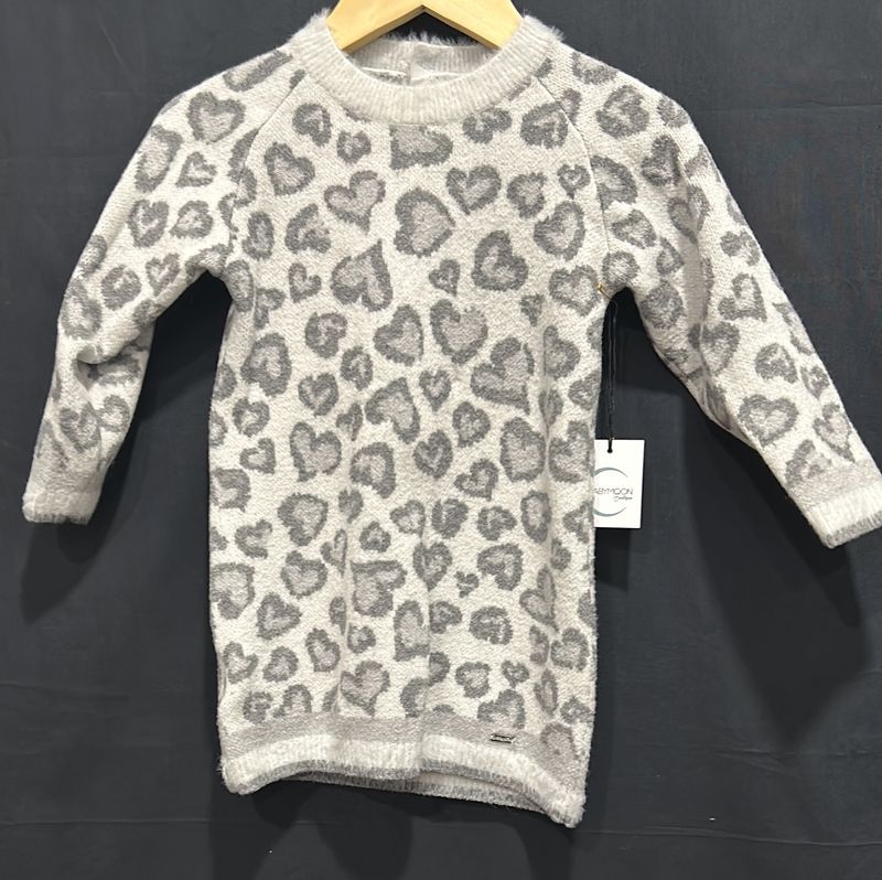 18m Mayoral Grey Heart Dress