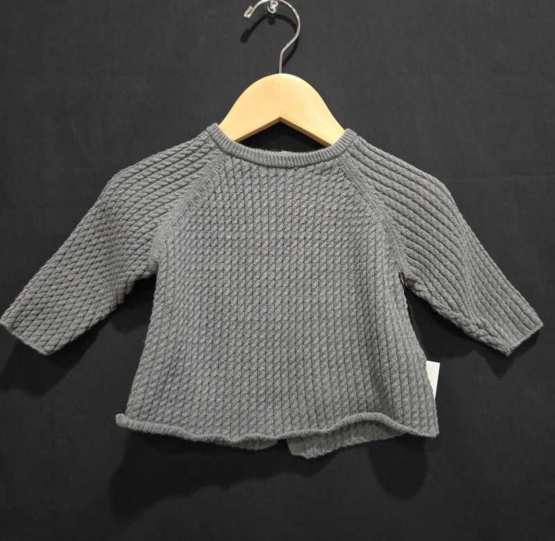 3-6m Zara Grey  Long Sleeve