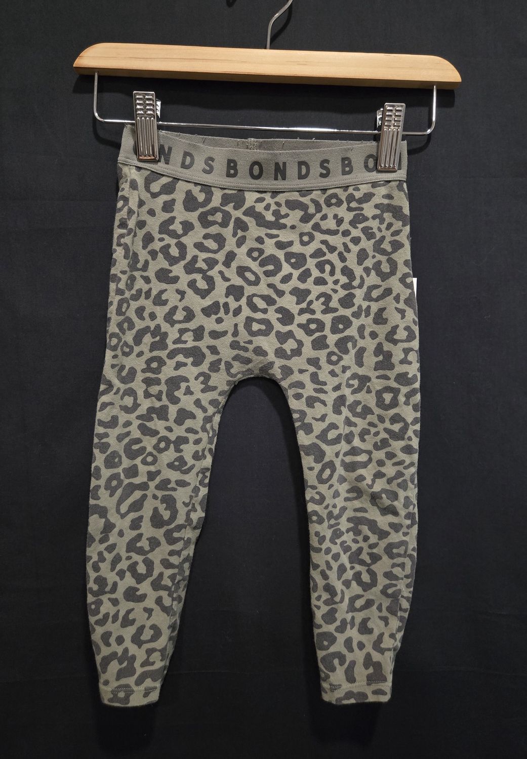18-24m Bonds Grey Cheetah Joggers