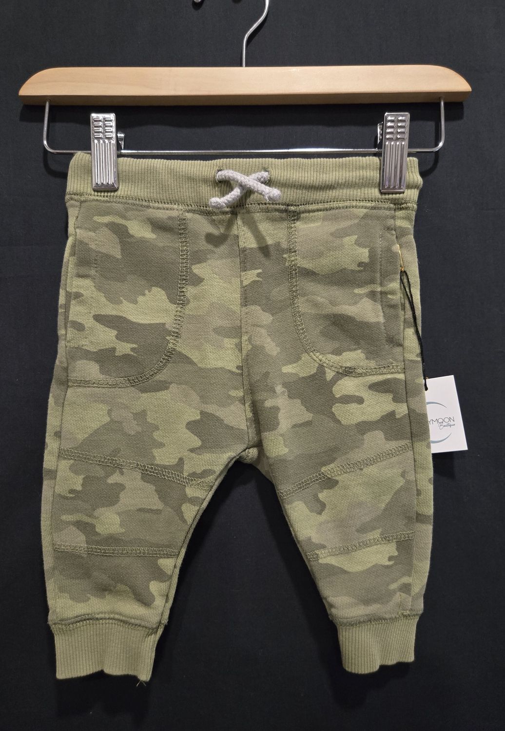 3-6m Zara Green Camo Joggers
