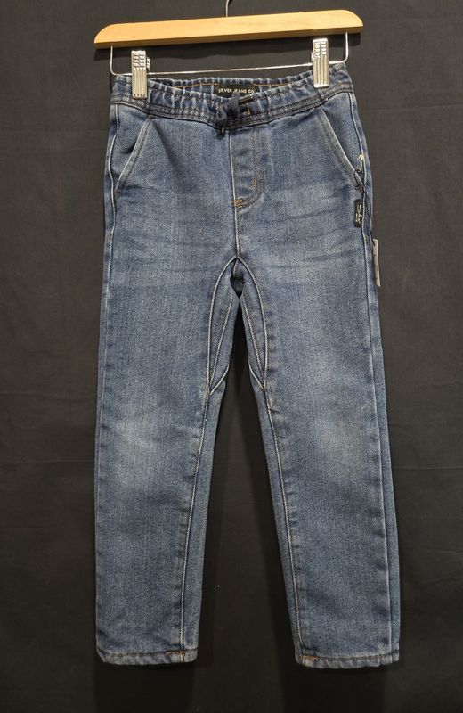 5T Silver Fleece Lined Jeans