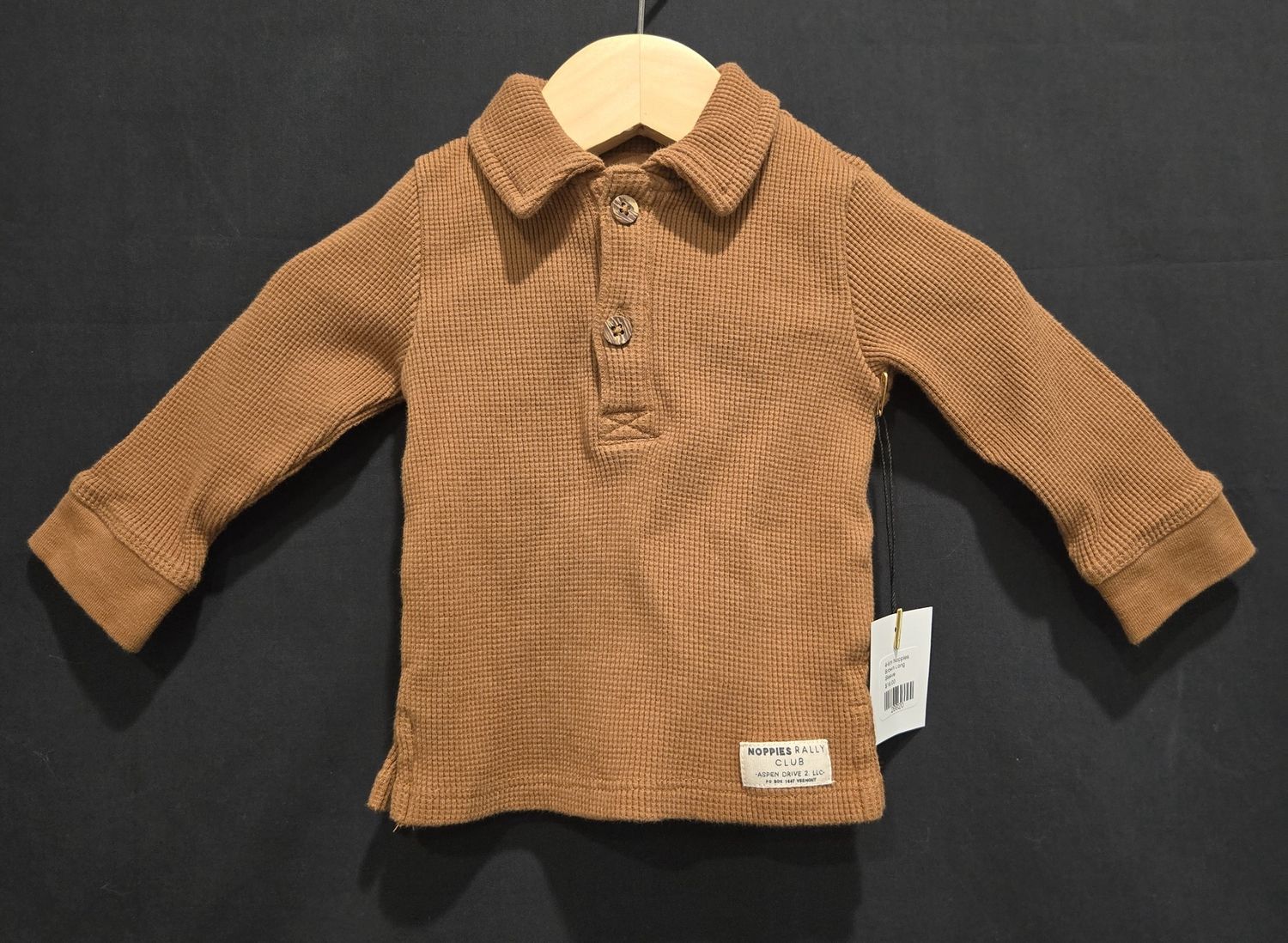 4-6m Noppies Brown Long Sleeve