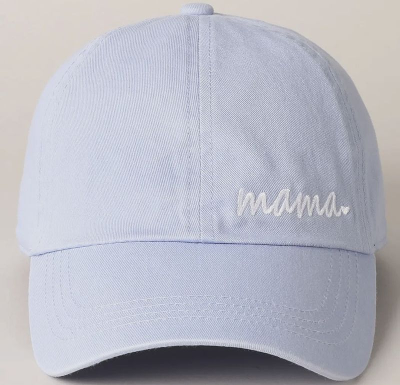 Mama Baseball Cap, Colour: LT Blue