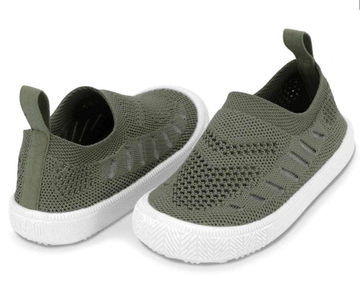 Breeze Knit Shoes, Colour: Army Green, Size: 5