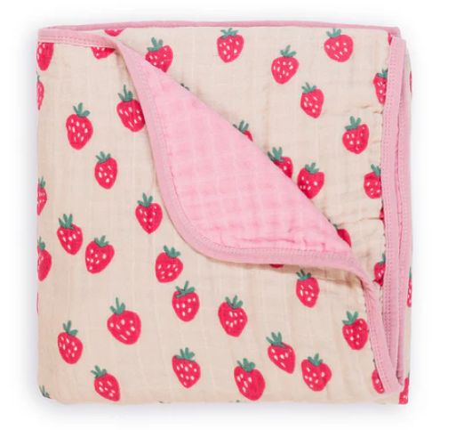 Itzy Blanket, Colour: Strawberries &amp; Cream