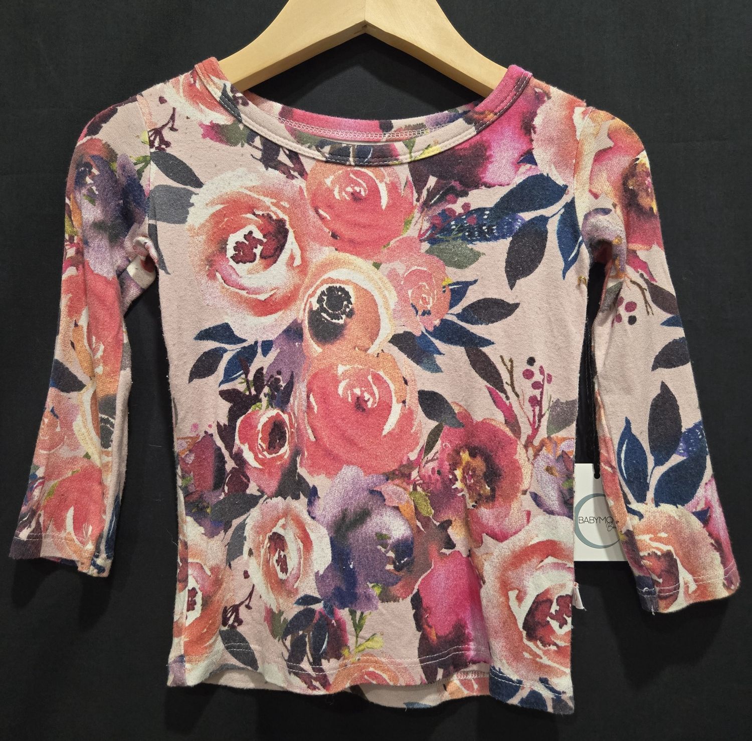 6-12m Posh Peanut Floral Longsleeve