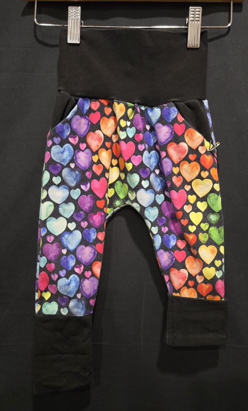 3-12m Nerdy By Nature Hearts Pants