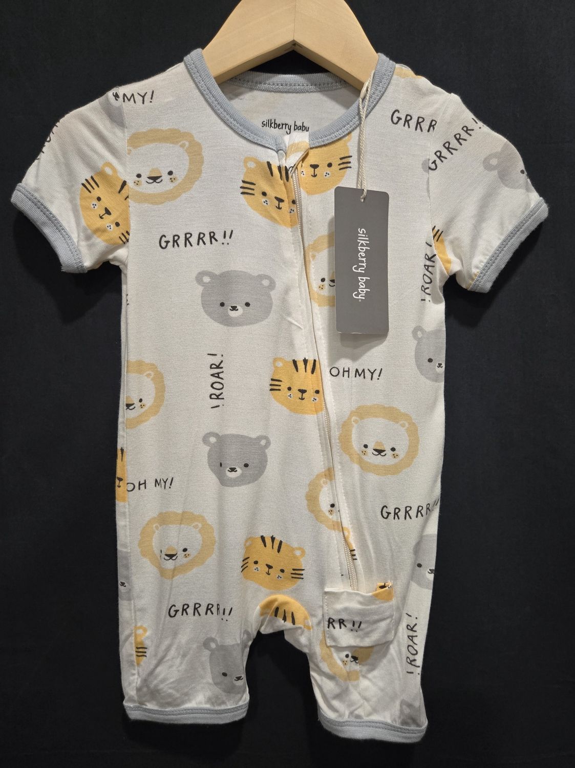 3-6m Silkberry Shortie Romper