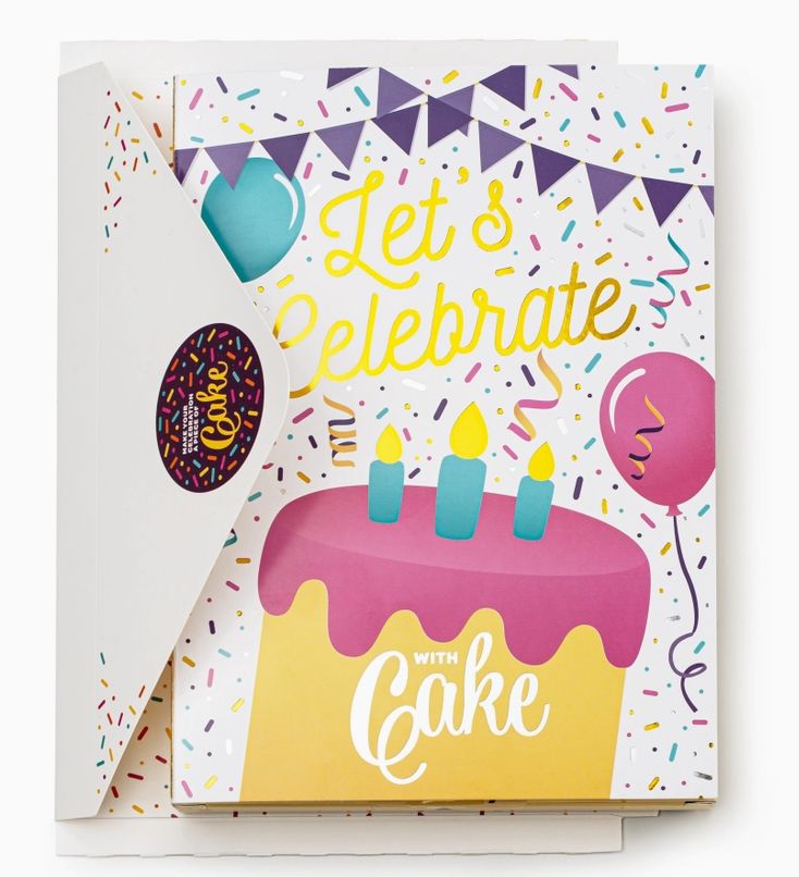 Lets Celebrate Cake Cards