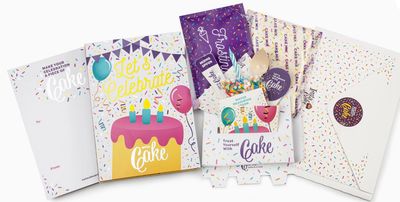 Lets Celebrate Cake Cards