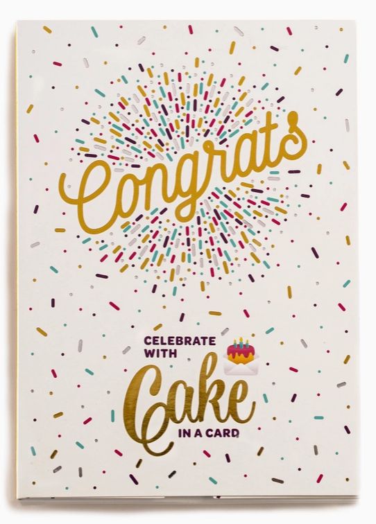 Congrats Cake Cards