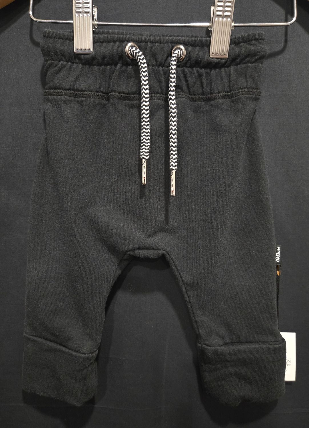 12-18m Whistle &amp; Flute Black Joggers