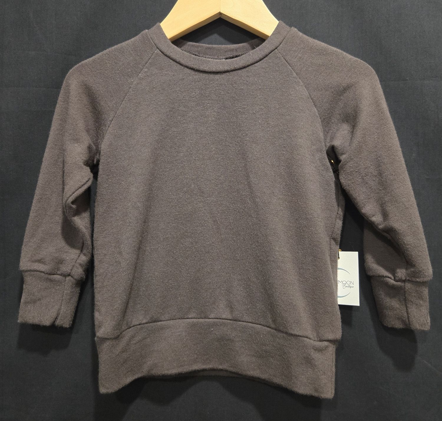 6-12m Posh &amp; Cozy Grey Long Sleeve