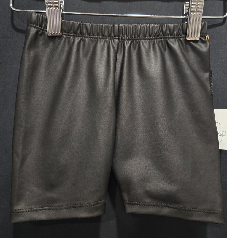 18-24m Posh &amp; Cozy Pleather Shorts