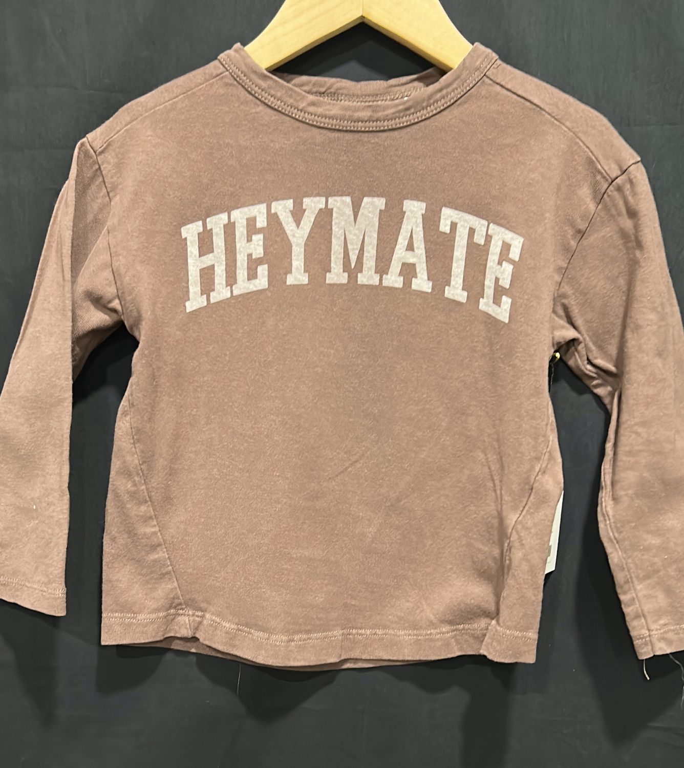 12-18m Zara Brown Hey Mate Long Sleeve