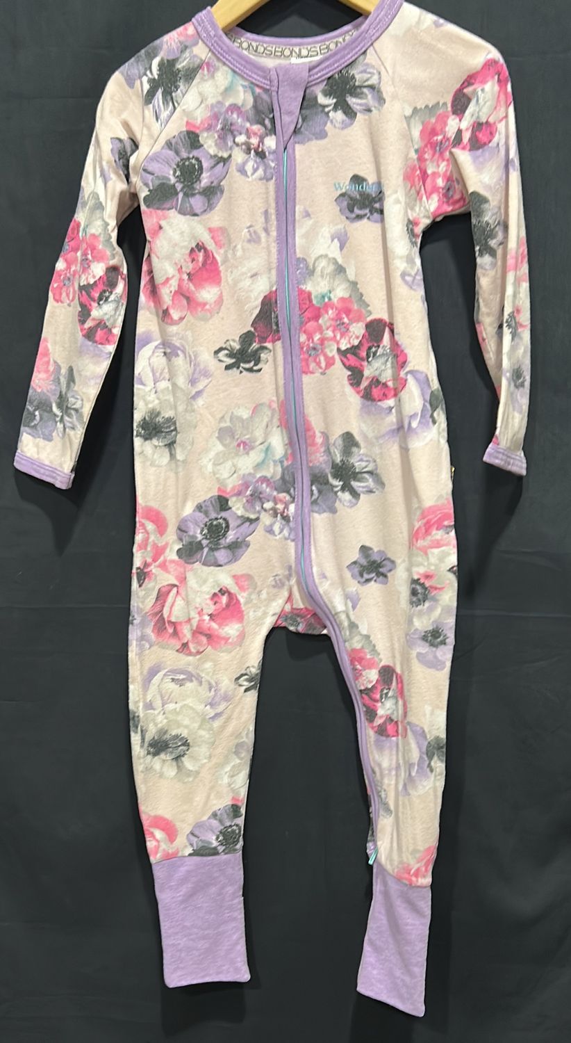 18-24m Bonds Pink Floral Sleeper